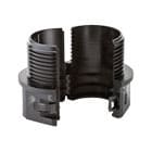 FLEXA - Kunststoff-Schnellverschraubung für Wellschlauch ROHRflex-Duo, schwarz, gerade