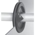 SES STERLING - Gummi-Membrantülle Kreuzgelschlitzt DGC-PVC 36