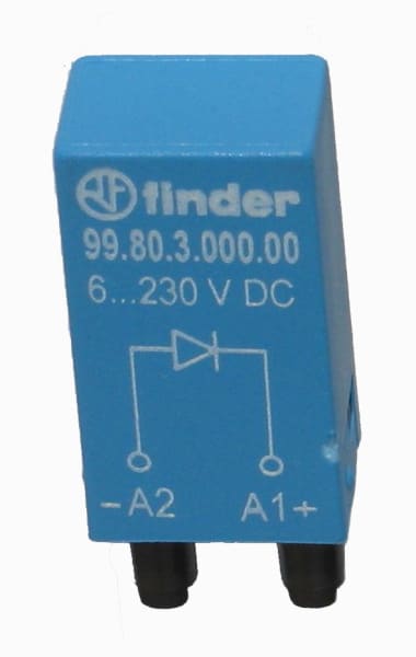 FINDER - Modul, Freilaufdiode, 6 bis 220VDC