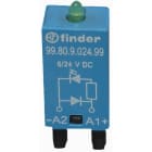 FINDER - Modul, Freilaufdiode und grüne LED, 6 bis 24VDC