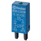FINDER - Modul, Varistor und grüne LED, 6 bis 24VAC/DC