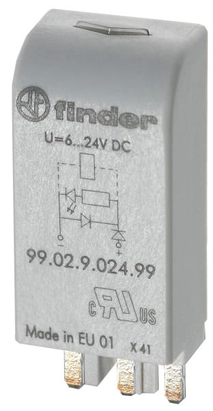 FINDER - Modul, Freilaufdiode, 6 bis 220VDC, mit Verpolschutzdiode