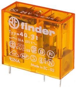 FINDER - Steck-/Printrelais, 1 W 10A, Spule 230VAC