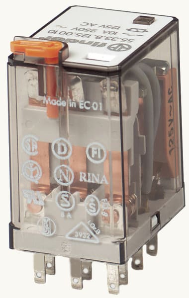 FINDER - Steckrelais, 3 W 10A, Spule 230VAC