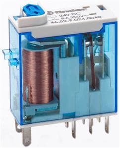 FINDER - Industrie-Miniaturrelais, 2 W 8A, Spule 12VDC