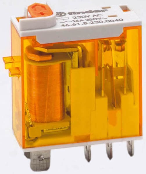 FINDER - Industrie-Miniaturrelais, 1 W 16A, Spule 230VAC