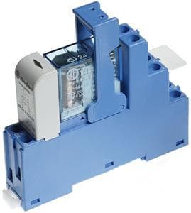 FINDER - Koppelrelais mit Schraubanschlüssen, 2 Wechsler 8 A, Spule 24 V DC