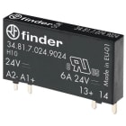 FINDER - Relais steck-/print, Eingang 5VDC, Ausgang SSR 1 Schliesser 6A/24VDC