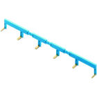 FINDER - Verbindungsbrücke, blau, für Typ 22.34 für max. 6 Geräte