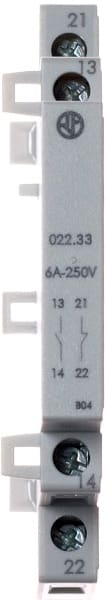 FINDER - Hilfsschalter, 2 Schliesser 6A, für 22.32/34