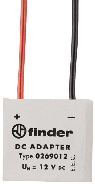 FINDER - Adapter zum Ansteuern eines 12VAC-Stromstossschalters Serie 26 mit 12VDC