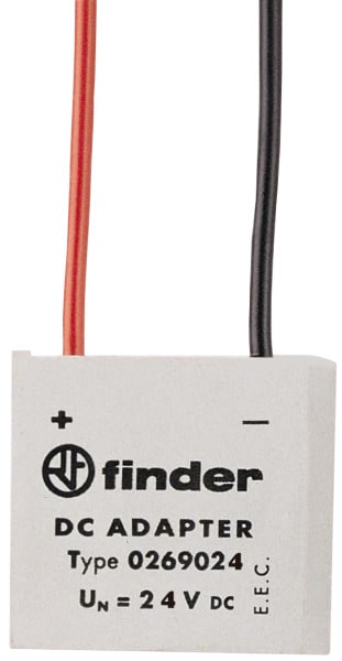 FINDER - Adapter zum Ansteuern eines 24VAC-Stromstossschalters Serie 26 mit 24VDC