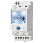 FINDER - Schaltuhr Reiheneinbau, elektronisch, Wochenprogramm,2 W 16A, 230VAC