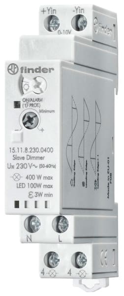 FINDER - Slave-Dimmer, Steuereingang 0-10 V max. Leistung 400 W
