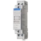 FINDER - Installationsrelais Reiheneinbau, 2 Schliesser 20A, Prüftaste, 12VDC