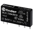 FINDER - Steck-/Printrelais, 1 Schliesser 6A, Spule 12VDC sensitiv