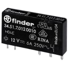 FINDER - Steck-/Printrelais, 1 W 6A, Spule 12VDC sensitiv