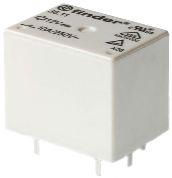 FINDER - Printrelais, waschdichte Ausführung, 1 W 10A, Spule 48VDC