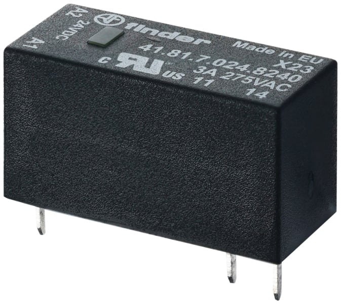 FINDER - Steck-/Printrelais, Eingang 12VDC, Ausgang SSR 1 Schliesser 3A/12 bis 275VAC