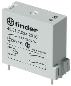 FINDER - Printrelais, 1 Schliesser 16A, Spule 24VDC