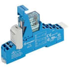 FINDER - Koppelrelais Push-In-Klemmen, 2 W 8A, Spule 24VDC