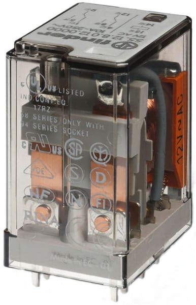 FINDER - Printrelais, 2 W 10A, Spule 12VDC