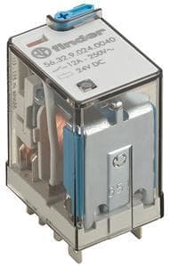 FINDER - Steckrelais, 2 W 12A, Spule 24VDC