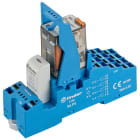 FINDER - Koppelrelais Push-In-Klemmen, 4 Wechsler 7A, Spule 24VAC