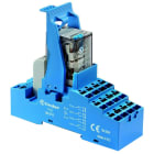 FINDER - Koppelrelais Push-In-Klemmen, 4 Wechsler 7A, Spule 24VDC