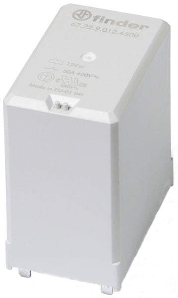 FINDER - Printrelais 2 S, Einsatz in Wechselrichtern, max. Dauerstrom 50A, Spule 24VDC