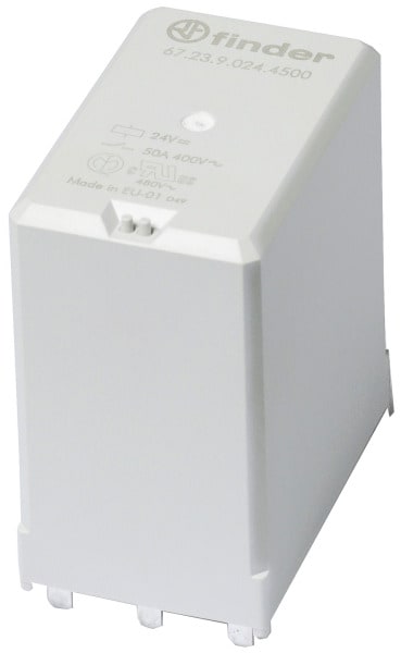 FINDER - Printrelais 3 S, Einsatz in Wechselrichtern, max. Dauerstrom 50A, Spule 12VDC