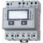 FINDER - Zähler, wandlerfähig, 3-Phasen Drehstrom, max. 6A, LCD, S0, MID