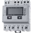 FINDER - Wandlerzähler, 3-Phasen Drehstrom, max. 6A, LCD, M-Bus Schnittstelle, MID