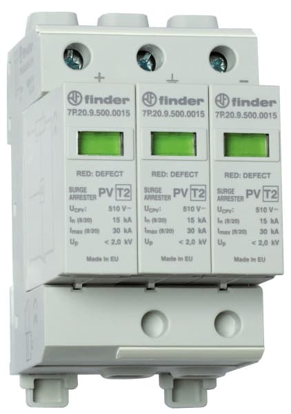 FINDER - SPD Typ 2, 3-phasig, Varistoren.