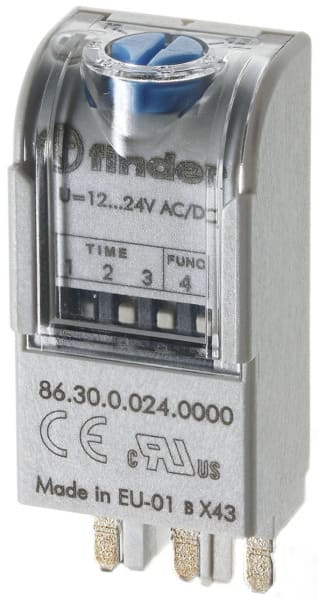 FINDER - Zeitmodul, Einschaltverzögerung und Einschaltwischer, für 230VAC