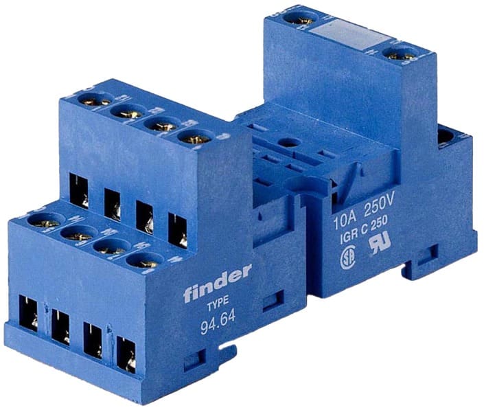 FINDER - Fassung Schraubanschlüsse, für Relais 55.32 oder 55.34