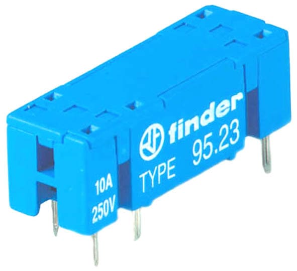 FINDER - Fassung mit Printanschlüssen, für Relais 43.41 (mit Wechsler)