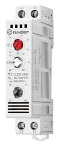 FINDER - Thermo-Hygrostat, REG 1TE - 1S/10A,+10 bis+60 °C, 50- 90% rH