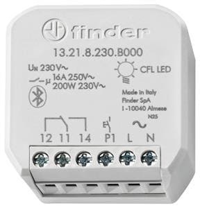 FINDER - Bluetooth Multifunktions-Relais (YESLY-Schaltaktor), 1 Wechsler 16 A, 230 VAC