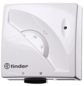 FINDER - Raumthermostat mechanisch, 1 Wechsler 16 A, mit SOMMER/WINTER-Umschalter