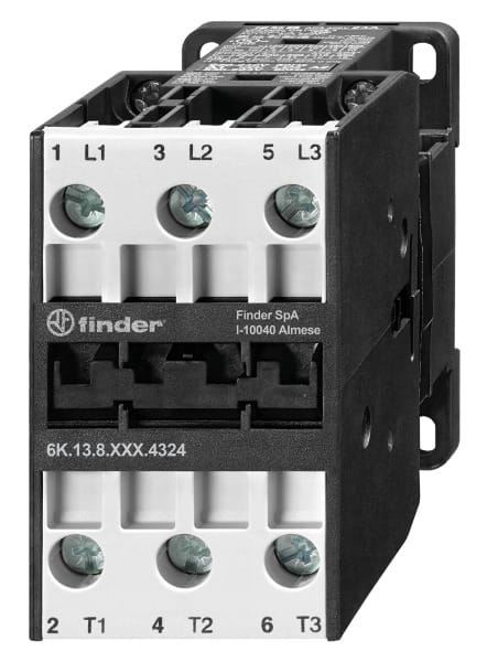 FINDER - Industrieschütz für Tragschiene, 3 Schließer 74 A (400 V – AC 3)