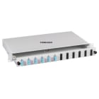 CABLEDOC - 19'' Breakoutbox OM4, 12xSCD, inkl. Kupplung