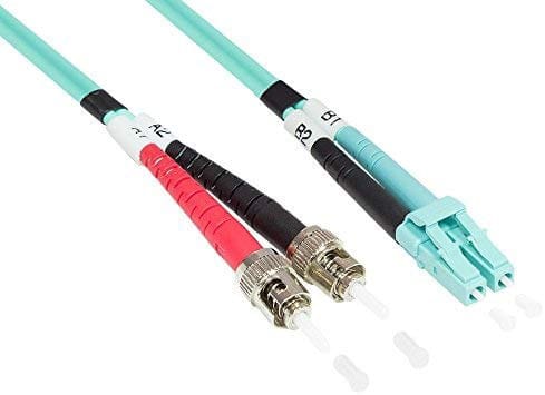 CABLEDOC - LWL-Patchkabel 2mm OM3 LSOH ST <> LC 3m