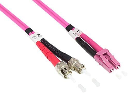 CABLEDOC - LWL-Patchkabel 2mm OM4 LSOH ST <> LC 7m
