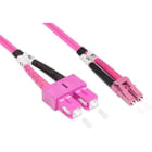 CABLEDOC - LWL-Patchkabel 2mm OM4 LSOH SC <> LC 2m