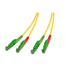CABLEDOC - LWL-Patchkabel 2mm OS2 LSOH E2000/APC 8° <> E2000/APC 8° 1m