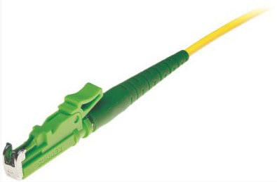 CABLEDOC - fiber pigtail rainbow set 0.9mm OS2 G652 LSZH simplex E2000/APC 8º 12 fibers, 2m