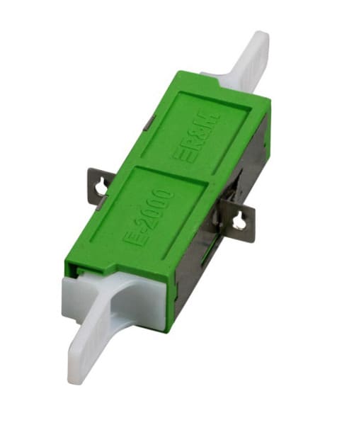 CABLEDOC - LWL Kupplung E2000/APC <> E2000/APC Simplex OS2 grün