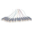 CABLEDOC - LWL SC-Pigtail Simplex OM3 12-färbig VPE 12 Stk