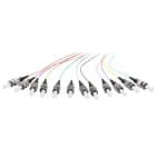 CABLEDOC - LWL ST-Pigtail Simplex OM3 12-färbig VPE 12 Stk